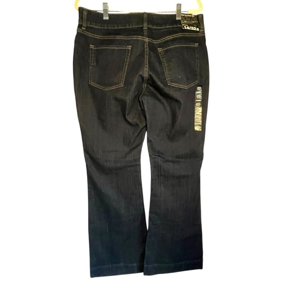 Gap Flare Jeans Dark Wash Denim Size 14/32R - Picture 4 of 13